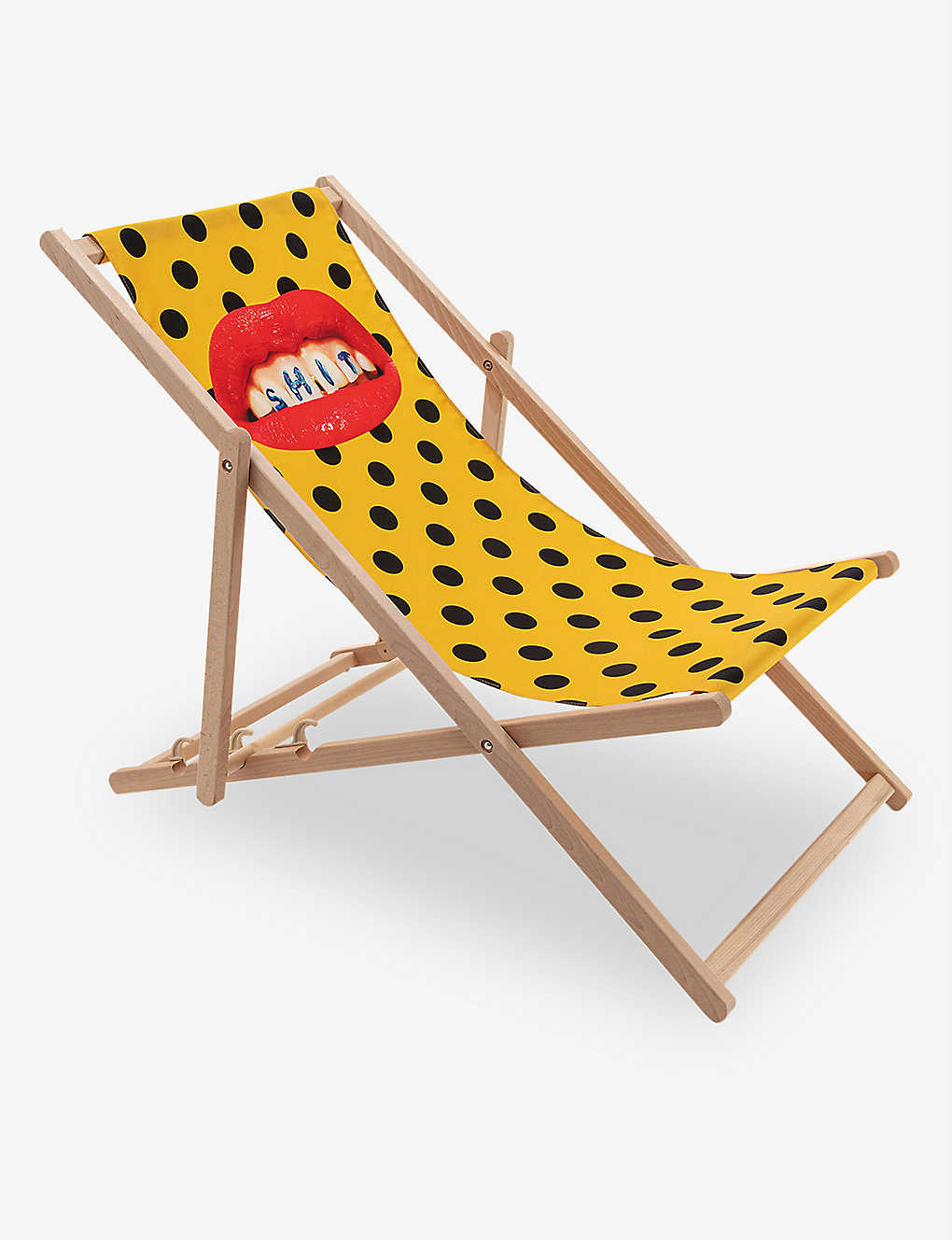 SELETTI セレッティはトイレットペーパークソ折りたたみデッキチェア87cm x 58cmを着用 Seletti wears Toiletpaper Sh*t foldable deckchair 87cm x 58cm