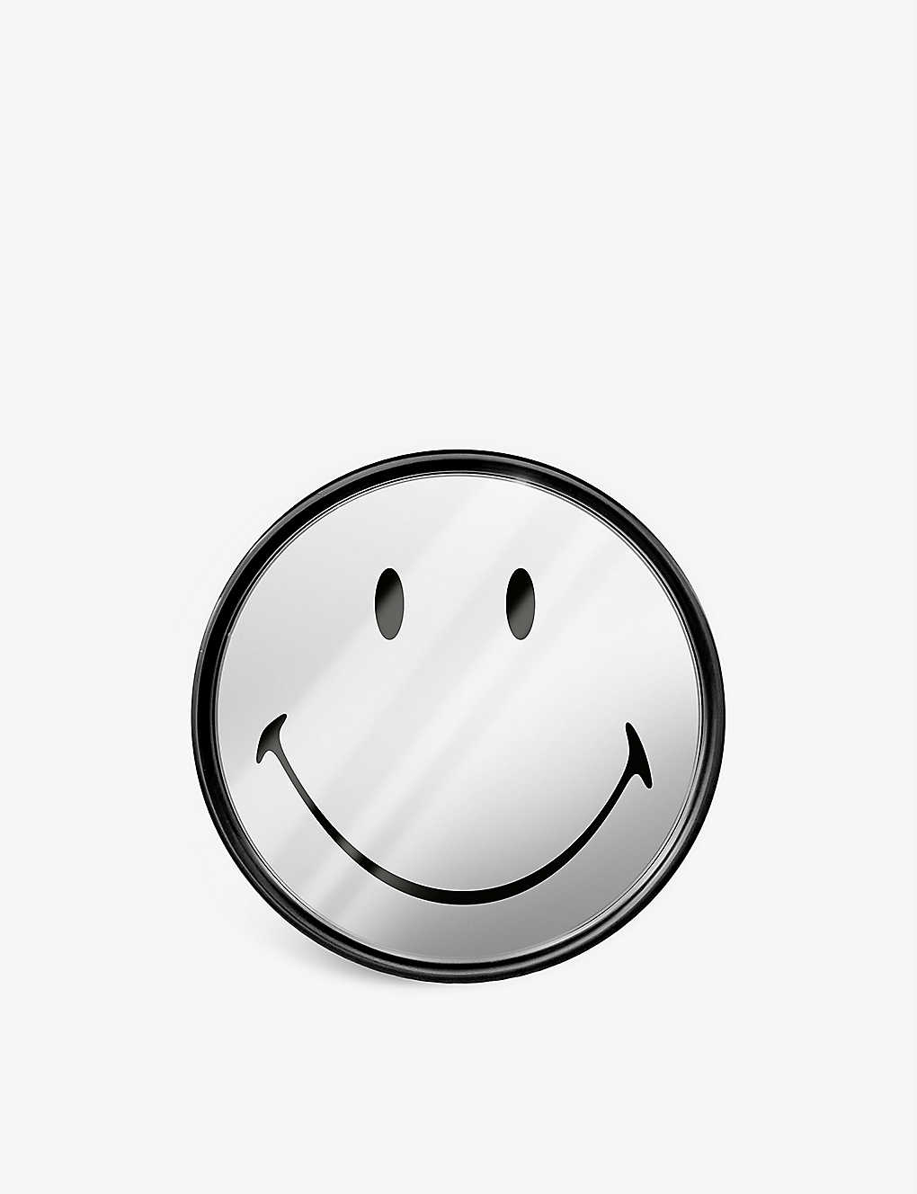 SELETTI スマイリー木製ミラー 70cm Smiley wooden mirror 70cm