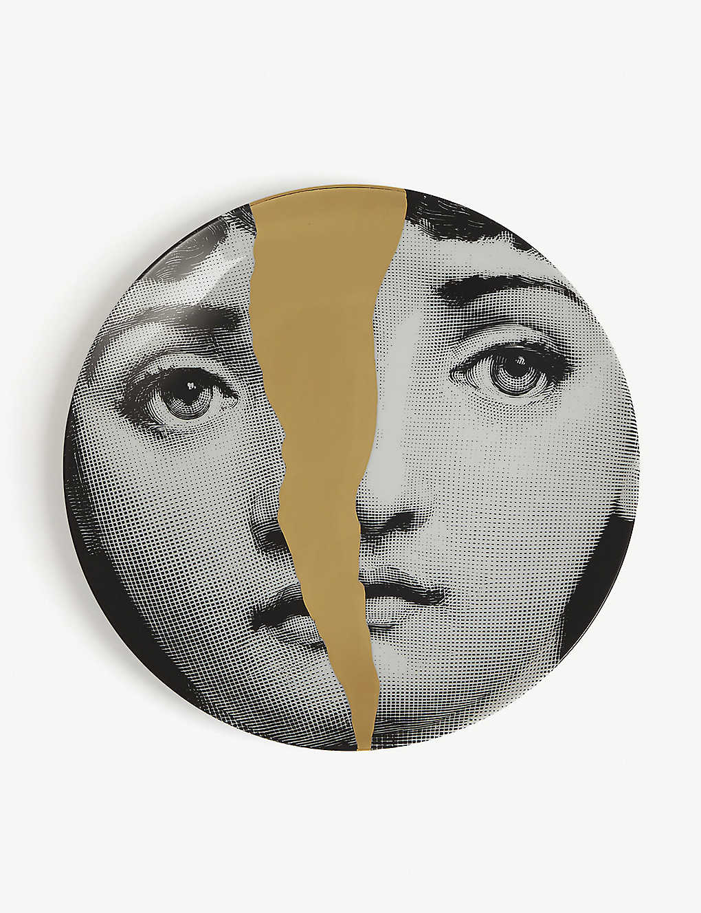 FORNASETTI グラフィックプリント磁器ウォールプレート 26cm Graphic-print porcelain wall plate 26cm