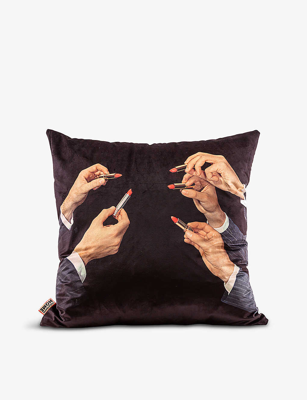 SELETTI Seletti x TOILETPAPER グラフィックプリント織りクッション 67cm x 67cm Seletti x TOILETPAPER graphic-print woven cushion 67cm x 67cm