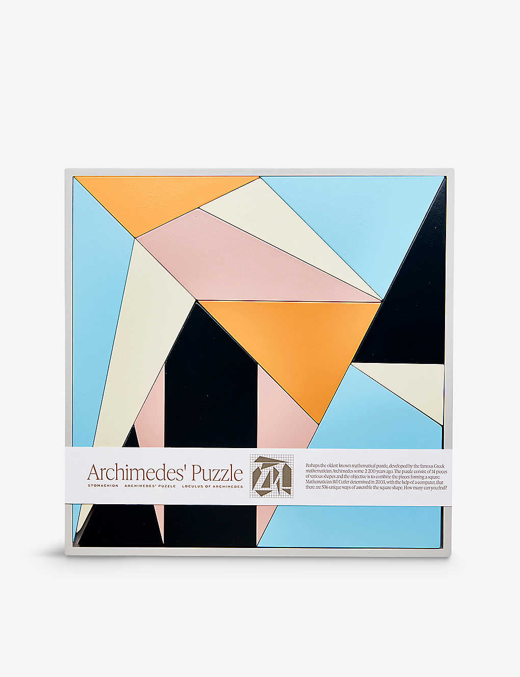 PRINT WORKS アルキメデス 14ピース木製パズルセット Archimedes 14-piece wood puzzle set