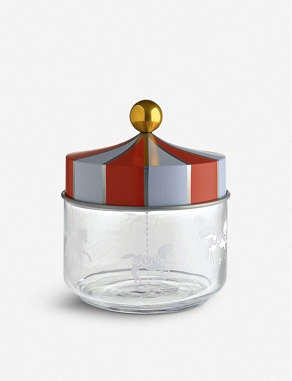ALESSI サーカスガラスジャー 13cm Circus glass jar 13cm NOCOLOR