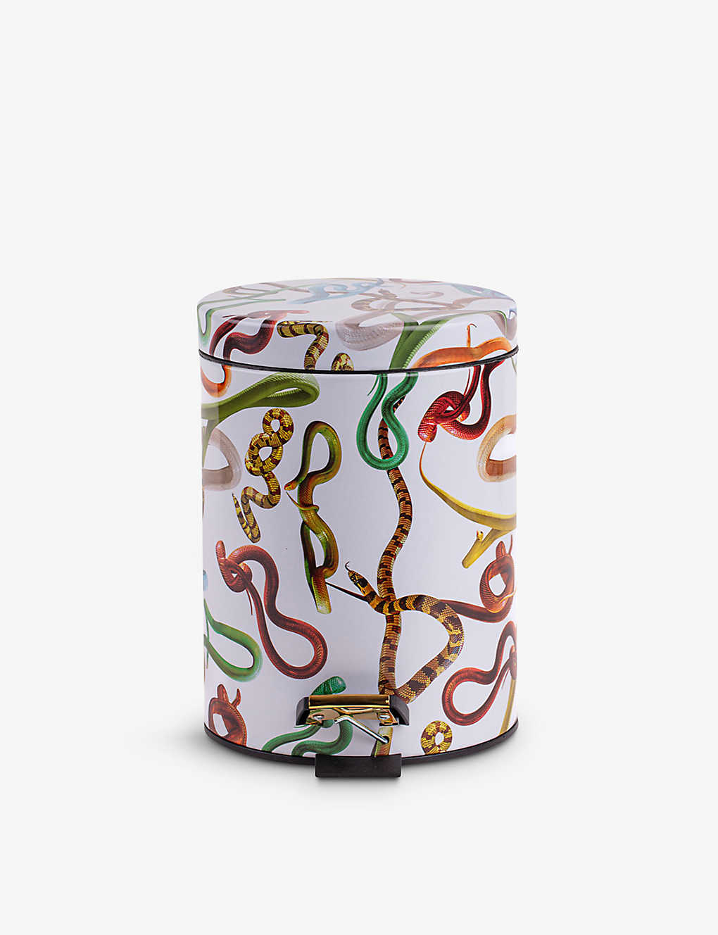 SELETTI トイレットペーパー スネーク グラフィックプリント メタルビン 5L Toiletpaper Snakes graphic-print metal bin 5L