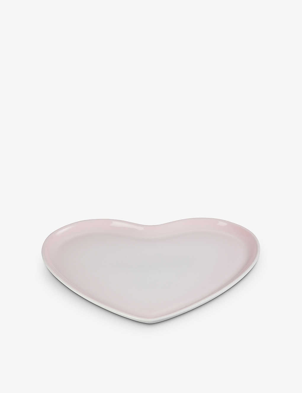 LE CREUSET ハートストーンウェアサービングプラッター 8.1cm Heart stoneware serving platter 8.1cm SHELL%20PINK画像