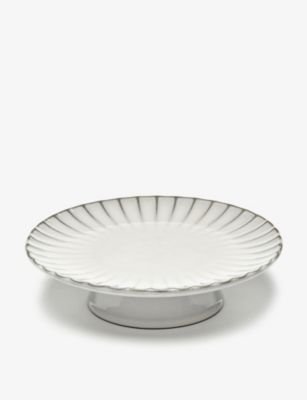 国内最安値 Serax インク ストーンウェア ケーキ スタンド 24cm Inku Stoneware Cake Stand 24cm 今月限定 特別大特価 Novishop Lavado Hr