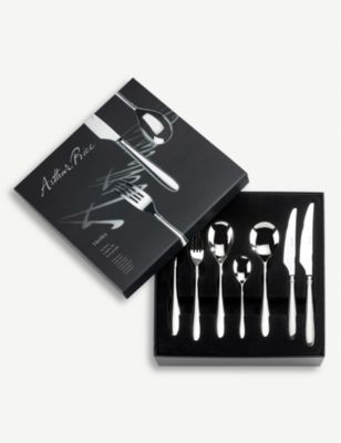 Arthur Price ヘンリー ステンレス鋼鋼材 56切り身 カトラリー書割り Henley Stainless Steel 56 Piece Cutlery Set Silver Lindsaymayphotography Com