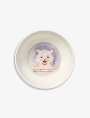 Cheshire Wain ルイス ウェイン イラストレート ポーセレイン ボウル 15cm Louis Wain Illustrated Porcelain Bowl 15cm Kanal9tv Com