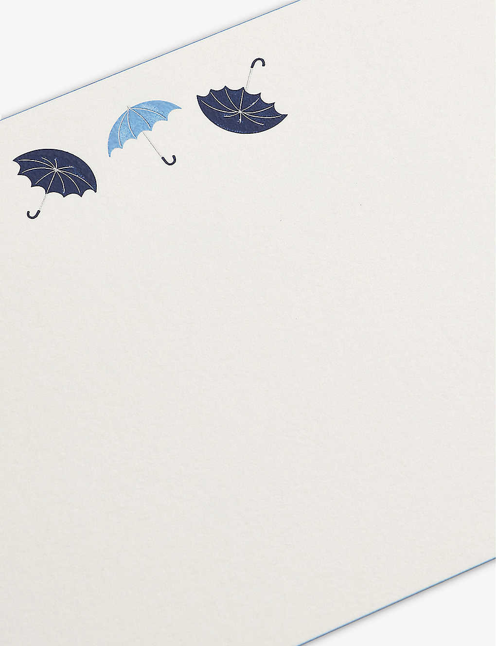 特別セール品】 SMYTHSON アンブレラモチーフ コレスポンデンス カード 10枚パック Umbrella-motif  correspondence cards box of ten #WHITEWOVE www.horusct.esp.br