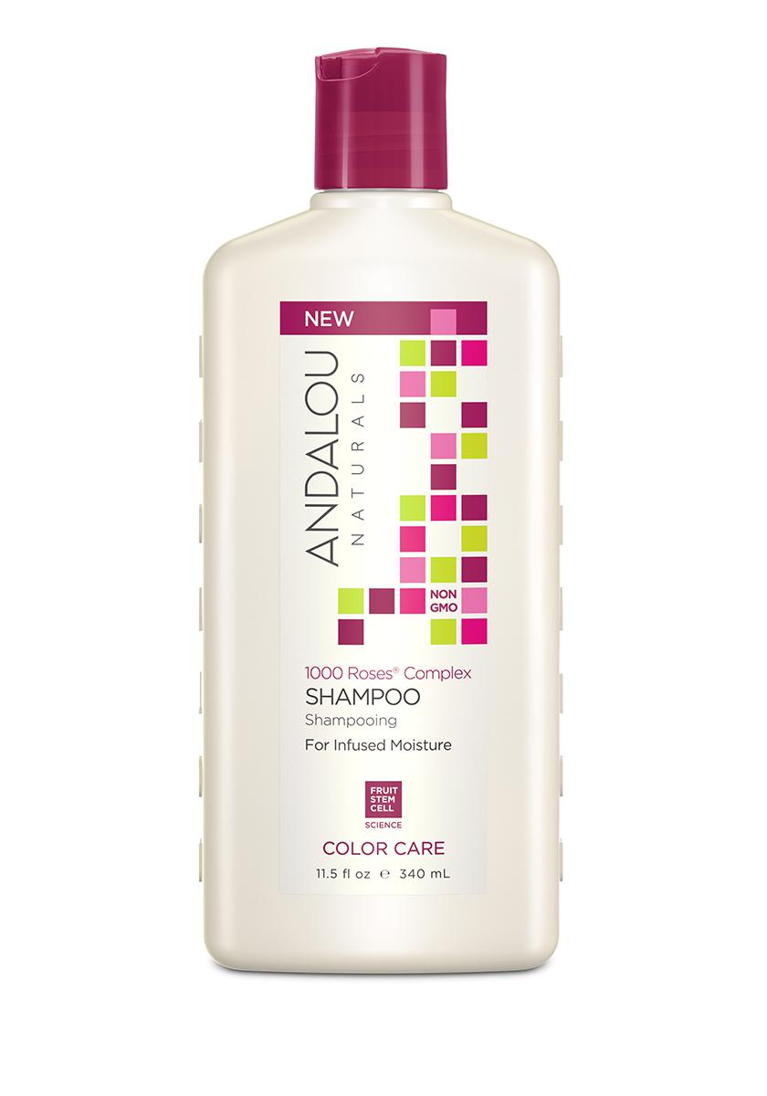 【シャンプー&コンディショナー】ANDALOU NATURALS アンダルー ナチュラルズ 「1000 Roses CCシャンプー」 ボタニカル オーガニック シャンプー カラーケア ヘアケア フルーツ 幹細胞 ローズ