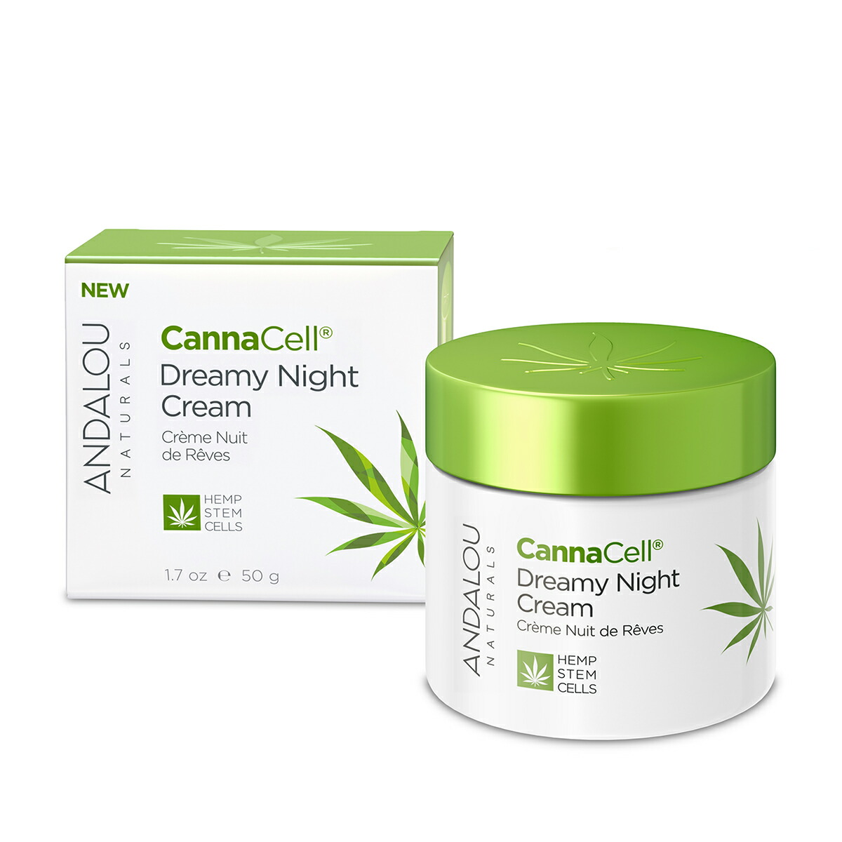 オーガニック ヘンプ hemp ナイト クリーム 夜用 フルーツ 幹細胞 コスメ ナチュラル スキンケア 化粧品 自然 天然 ボタニカル アサ エイジング 抗酸化 麻 植物 ビタミン 日本輸入総代理店「CannaCell ドリーミーナイトクリーム」