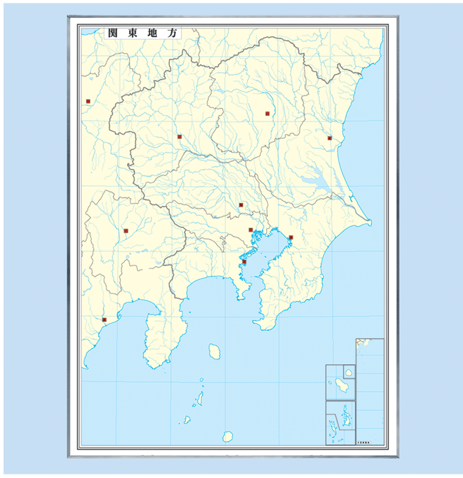 楽天市場 セレクト日本地方別地図 基本地図 マグシート