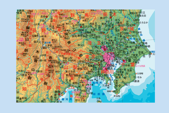 楽天市場 表面ｐｐ加工日本地図ポスター水性ペンが使える日本地図です グローバルプランニング