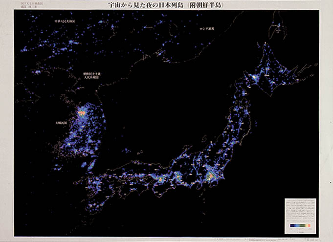 楽天市場 宇宙から見た夜の日本列島 グローバルプランニング