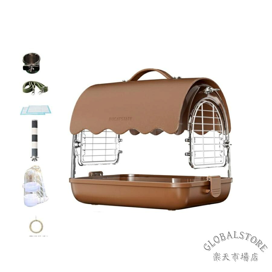 鳥かご 持ちはこび入れもの 鳥かご 小型 手提げ 肩かけ オカメインコ 持ちはこび入れもの お出かけ 伏せ籠 とりかご インコ 中型 インコ アクリル樹脂入れもの