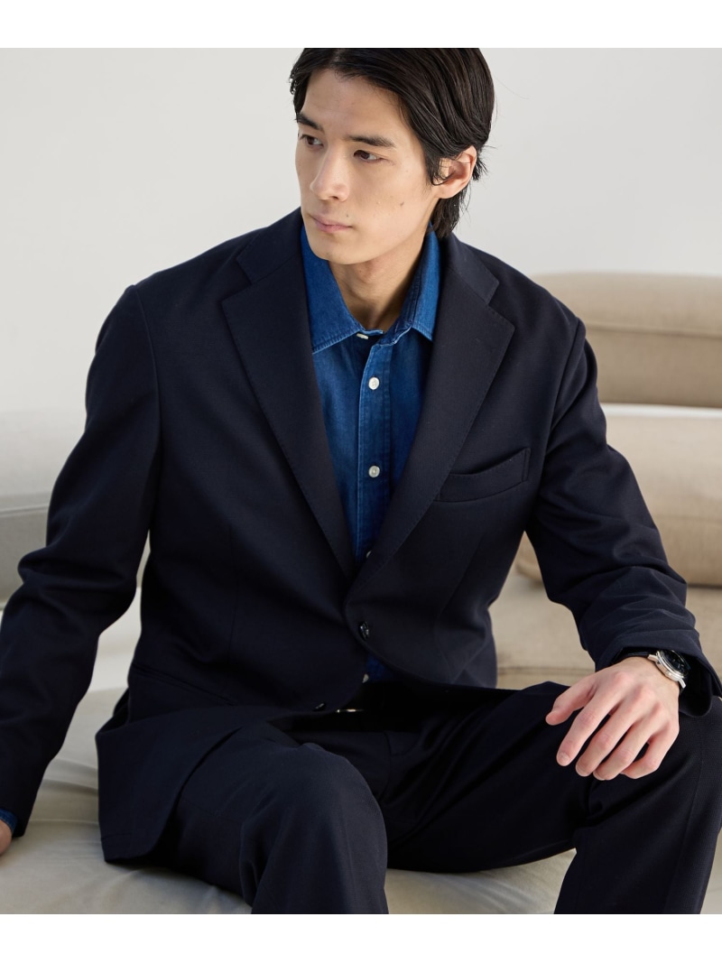 ストレッチハニカムジャケット/Salon de GW/600871 GLOBAL WORK グローバルワーク ジャケット・アウター テーラードジャケット・ブレザー ブラック ネイビー【送料無料】[ Fashion]