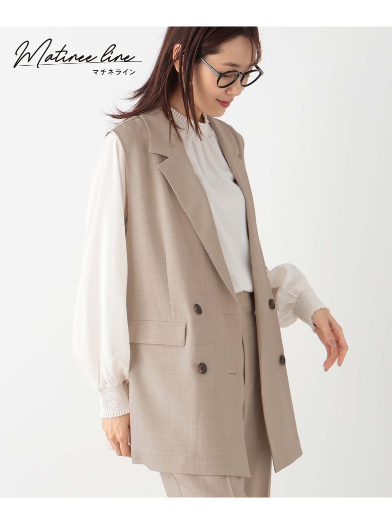 【楽天市場】【SALE／50%OFF】MATINEE LINE/お手入れらくらくSET UPWジレ/140455 GLOBAL WORK ...
