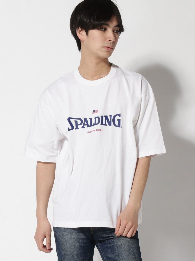 楽天市場 Rakuten Fashion Sale 50 Off M Spaldingグラフィックt Spalding グローバルワーク カットソー Tシャツ グレー ブルー ホワイト Rba E Global Work グローバルワーク