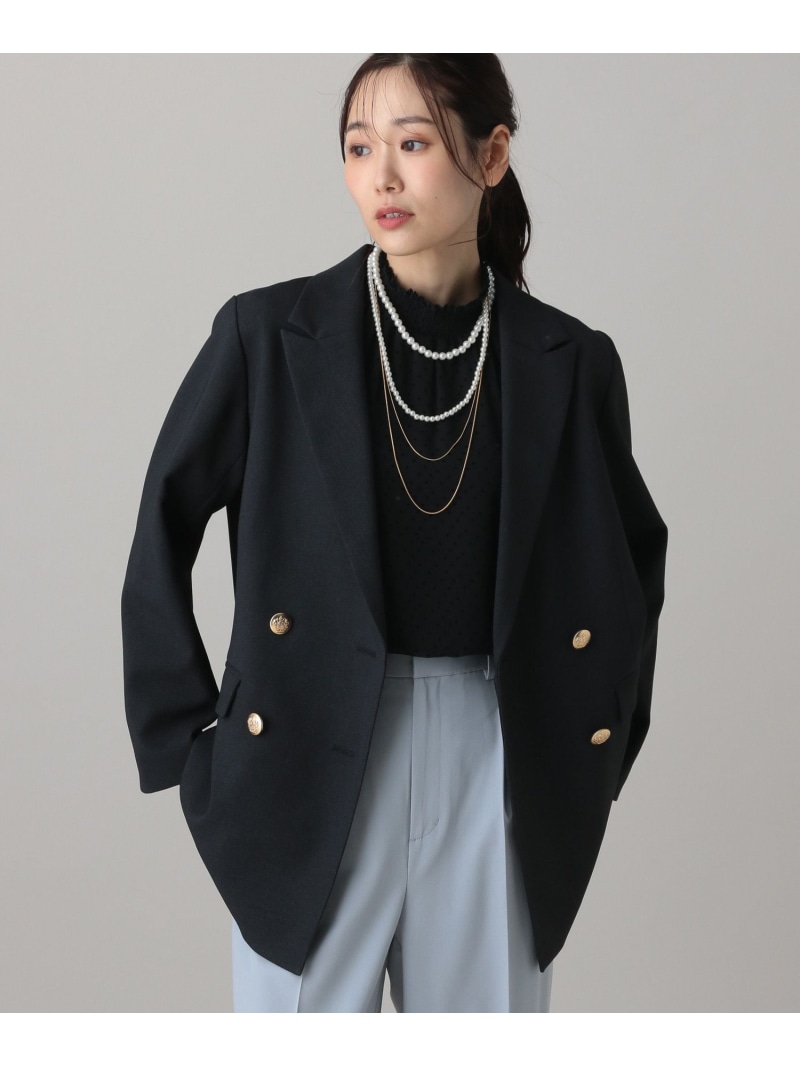 MATINEE LINE/点火装置雑ぜ合わせる/広広とした上衣/624979 GLOBAL WORK 世界的細工物 ジャケット・アウター テーラードジャケット・ブレザー 赤銅色 米国海軍 薄墨色【貨物輸送無料】[ Fashion]