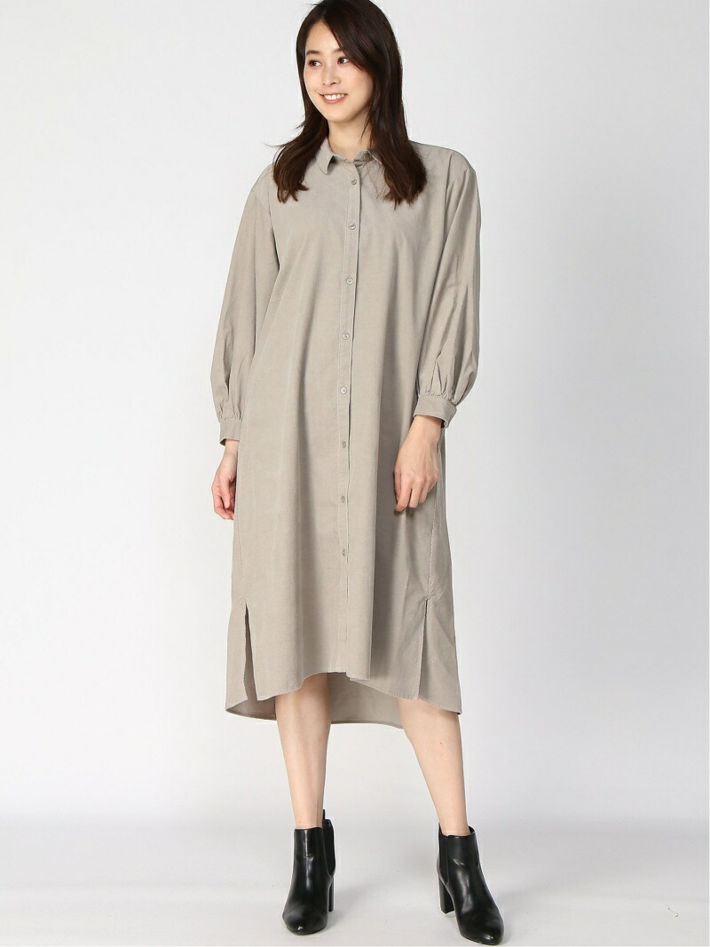 楽天市場 Rakuten Fashion Sale 50 Off カロヤカコーデュロイシャツワンピース Global Work グローバルワーク ワンピース シャツワンピース ベージュ グリーン ブルー グレー Rba E Global Work グローバルワーク