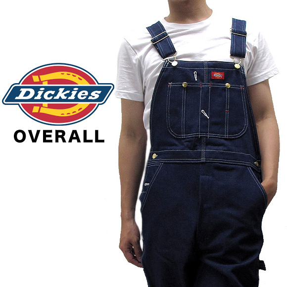 ディッキーズ Dickies オーバーオール デニム Indigo Bib Overall 83294 作業服 つなぎ 作業着 仕事着 男性用 メンズ ユニフォーム 