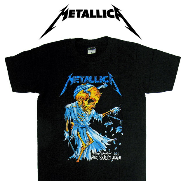 楽天市場】METALLICA メタリカ バンドTシャツ 半袖 BA-0002-BK METAL