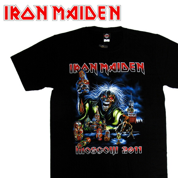 IRON MAIDEN ロックTシャツ バンドTシャツ 公式 M size ロックtシャツ バンドtシャツ パンク IRON MAIDEN アイアン