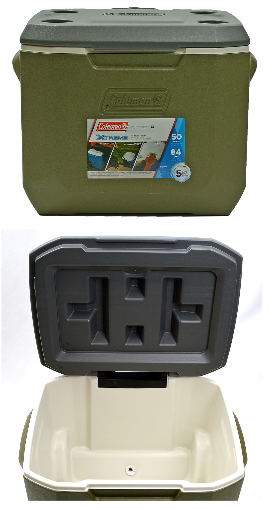 楽天市場 コールマン Coleman クーラーボックス 47 3l 50qt エクストリーム ホイールクーラー Xtreme Wheeled Cooler ハードクーラー Being ビーイング