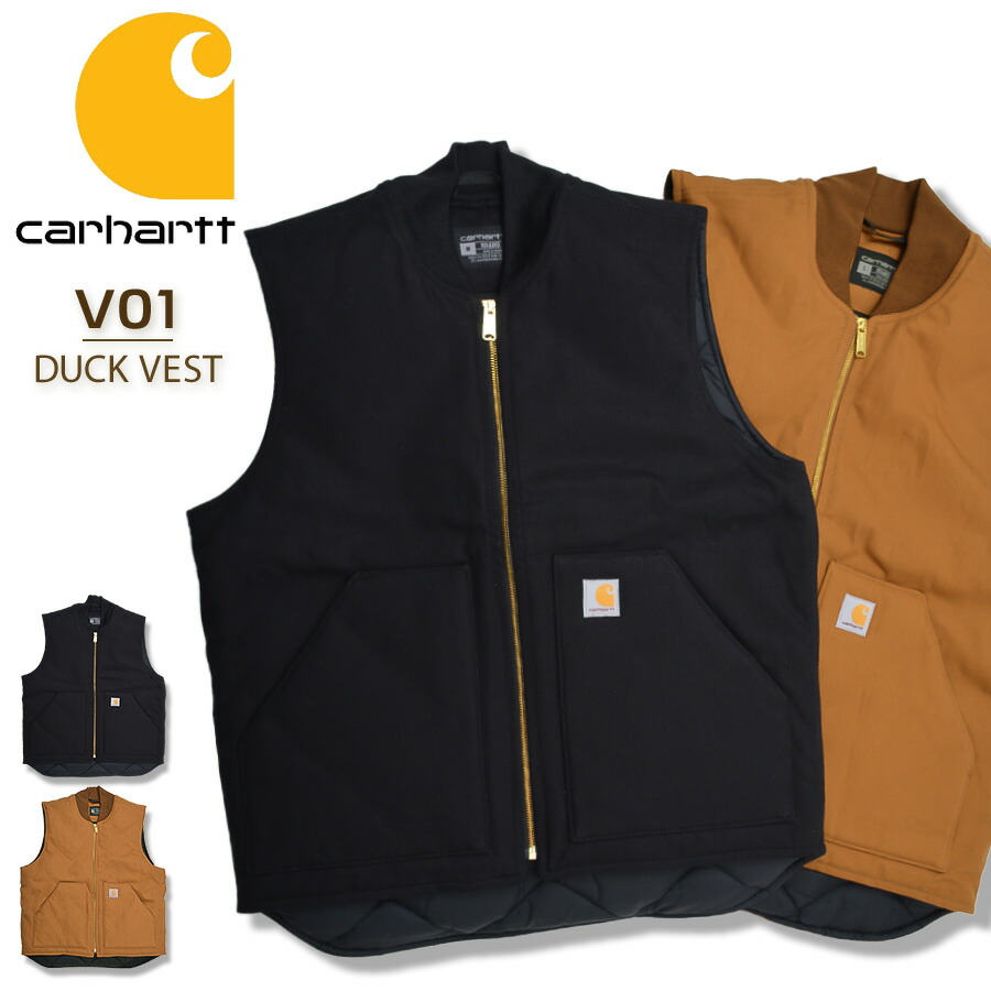 楽天市場】【送料無料】CARHARTT DUCK VEST ARCTIC QUILT LINED
