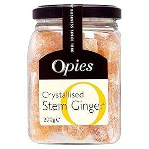 Opies - 結晶化ジンジャースライス - 200g Opies - Crystallised Ginger Slices - 200g