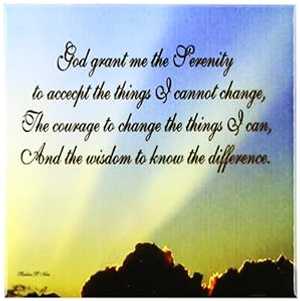 3dRose CST_9200_3 The Serenity Prayer-セラミックタイルコースター、4枚セット 3dRose CST_9200_3 The Serenity Prayer-Ceramic Tile Coasters, Set of 4