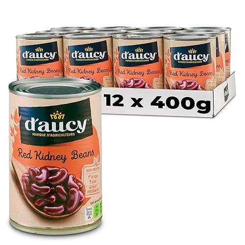 ドーシー 赤インゲン豆 400g（12個入） D'aucy Red Kidney Beans 400 g (Pack of 12)