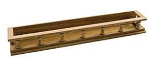 Whitecap 62438 チーク材 ラージ スパイスラック - 23.5インチ Whitecap 62438 Teak Large Spice Rack - 23.5\