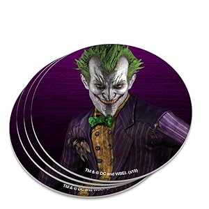 バットマン アーカム アサイラム ビデオゲーム ジョーカー ノベルティ コースター セット GRAPHICS & MORE Batman Arkham Asylum Video Game Joker Novelty Coaster Set画像