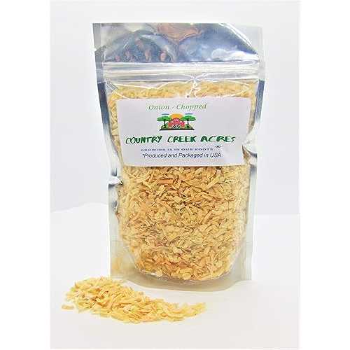 453.6g ?? ?? ?? - ?? ?? ??? ?? ??? ???? ??? ?? ? - ??? ?? LLC COUNTRY CREEK ACRES GROWING IS IN OUR ROOTS 16 oz Dried and Chopped Onion - A sharp, toasty onion flavor that makes din