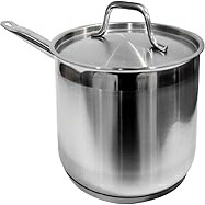 4.5 クォート、アップデート インターナショナル SSP-4 ソースパン、4.5 クォート、シルバー 4.5 Quart, Update International SSP-4 Sauce Pan, 4.5 Quart, Silver