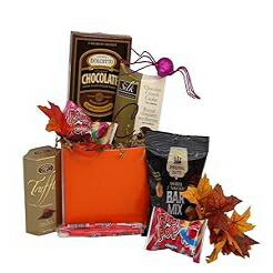 Gift Basket Village: Trick or Treat - Halloween Themed Gourmet Wafers, Cookies, Truffles & Candy