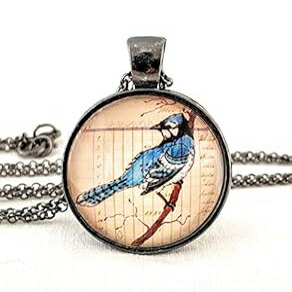 アオカケス ペンダント ウッドランド フォレスト バード ネックレス DiGilio Designs Blue Jay Pendant Woodland Forest Bird Necklace