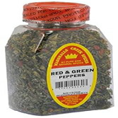 Marshall's Creek Spices RED & GREEN SWEET BELL PEPPER FLAKES FRESHLY PACKED IN LARGE JARS, spices, herbs, seasonings画像