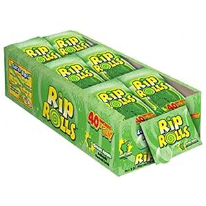 RIP ROLLS GREEN APPLE 1.4-oz Each ( 24 in a Pack )