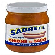 Sabrett Pushcart Style Onions In Sauce, 16 oz (4 Jars)