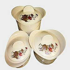 Milton Regalia 3-Piece Hot Pot Keep Warm/cold Insulated Casserole Gift Set with Stainless Steel Insert, Ivory, Small (KS-1117)
