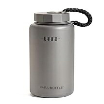 Vargo Titanium PARA-Bottle / Ultralight Titanium Water Bottle with 7 Feet of Replaceable 550 Paracord / 1 Liter (34 薬局衡オンス.) / Model T-452