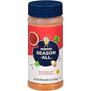 Morton Season-All Seasoned Salt, 16 Ounce Canister (Pack of 6)