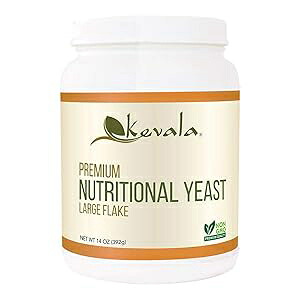 Kevala - 栄養酵母のおいしいビーガン調味料 - 低ナトリウム、非遺伝子組み換え、グルテンフリー、コーシャ - 14 オンス Kevala - Nutritional Yeast Delicious Vegan Seasoning - Low Sodium, Non-GMO, Gluten-Free, and Kosher - 14 Ounce
