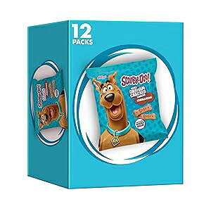 Keebler Kellogg's SCOOBY-DOO! Baked Graham Cracker Sticks, Lunch Snacks, Snack Crackers, Cinnamon, 12oz Box (12 Pouches)