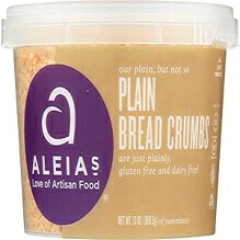 ALEIAS BEST. TASTE. EVER. Plain Gluten Free Bread Crumbs1212