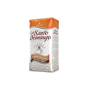 Caf・・ Santo Domingo INDUBAN Caf・・ Santo Domingo Caracolillo, 16 oz Bag, Whole Bean Peaberry Coffee - Product from the Dominican Republic (Pack of 1)