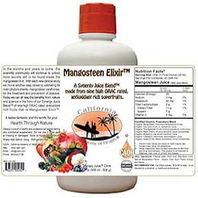 マンゴスチン エリクサー - CAOH のオーガニック マンゴスチン ジュース ブレンド (3 ～ 32 オンスのボトル) CALIFORNIA ACADEMY OF HEALTH Mangosteen Elixir - Organic Mangosteen Juice Blend from CAOH (3 - 32 oz Bottles) 24,699円