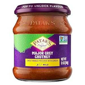 Patak's Major Grey チャツネ、12 液量オンス Patak's Major Grey Chutney, 12 Fl Oz画像