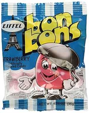 エッフェル ボン ボン 1.25 オンス 12 カウント (ストロベリー) Eiffel Bon Bons 1.25 Ounce 12 Count (Strawberry)